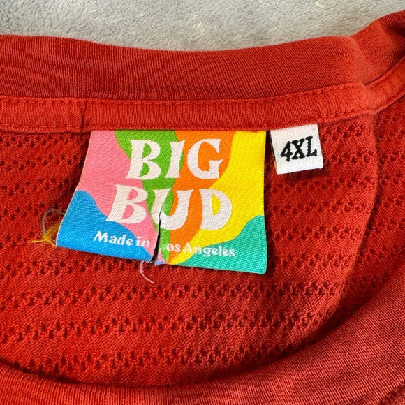 Big Bud Press Honeycomb Thermal Long Sleeve Tee Size 4XL Unisex - Picture 7 of 12